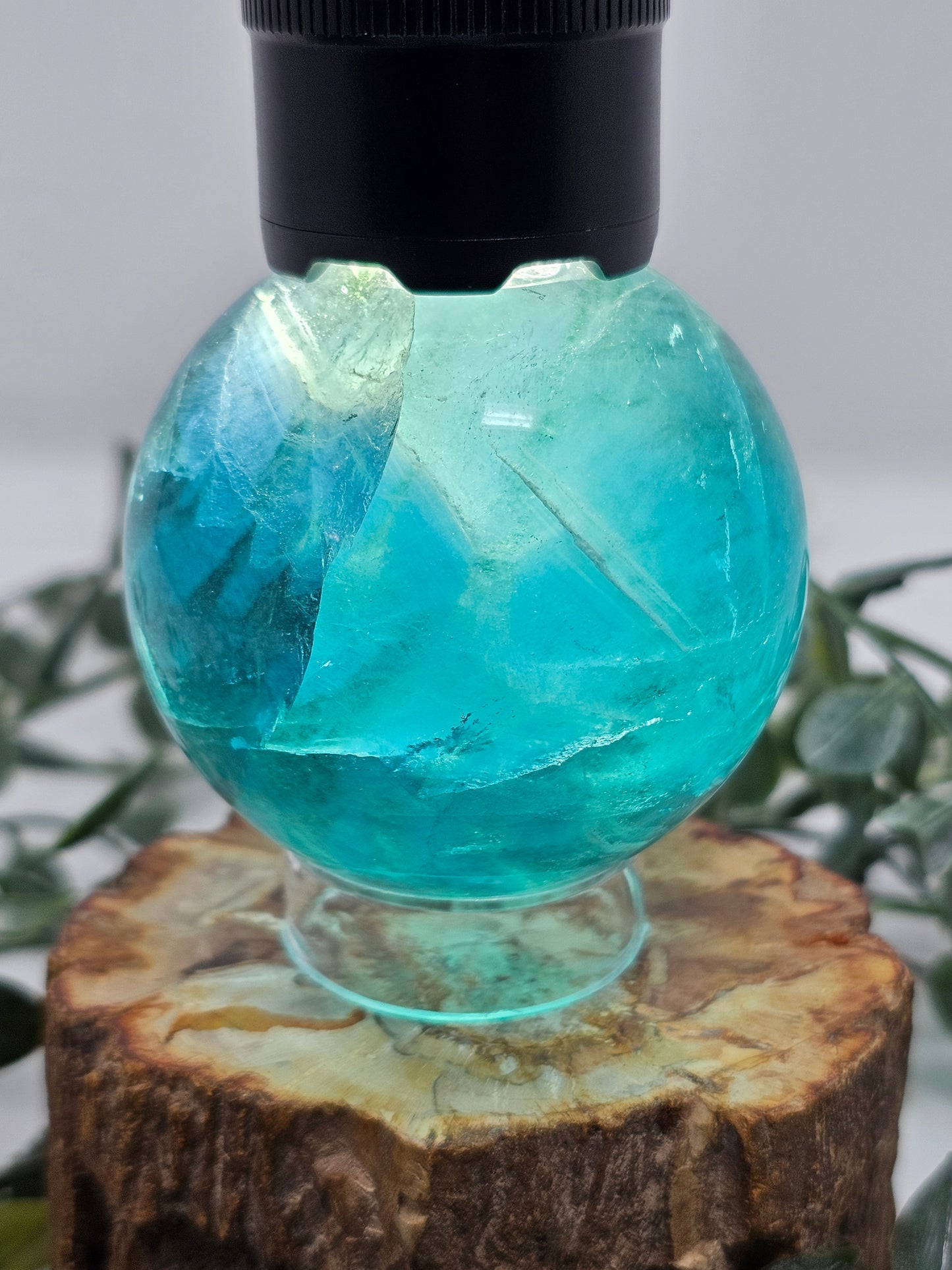 Blue Fluorite Sphere