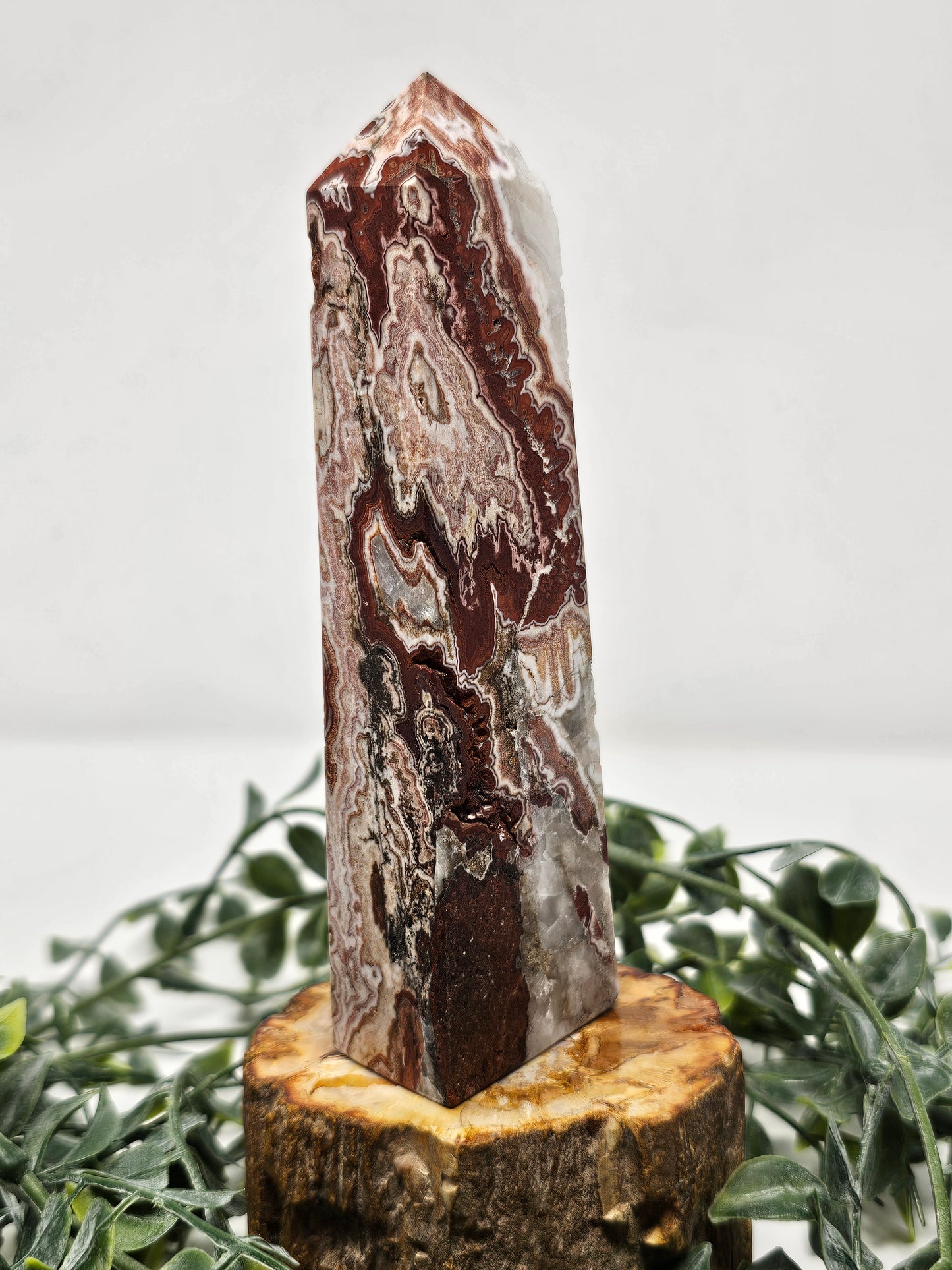 Druzy Crazy Lace Agate Tower