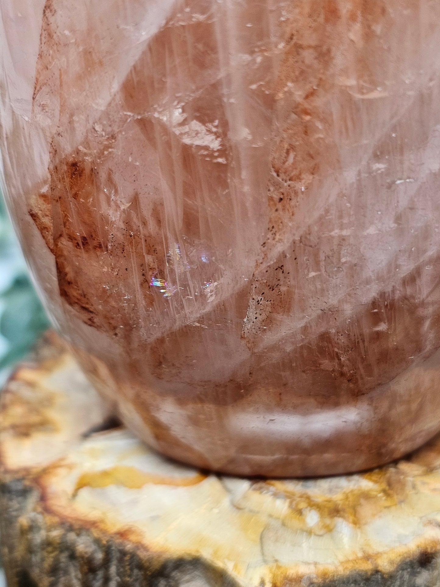 Fire Quartz Teardrop Freeform