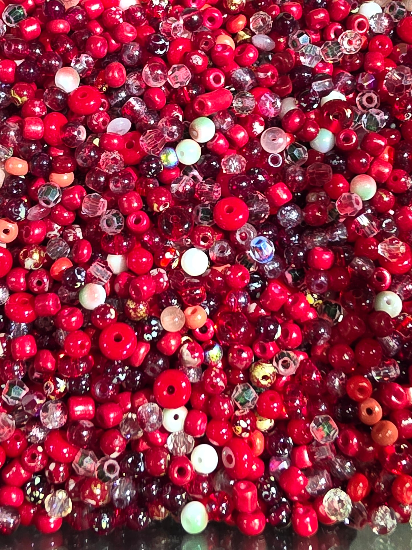 Premium Glass Seed Bead Mixes - 50g or 100g High-Quality Color-Coordinated Kit for Jewelry Making & DIY Projects, Beading, Crafting, Resealable Pouch, Versatile Sizes and Shapes