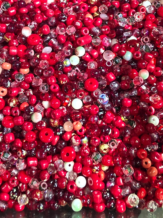 Premium Glass Seed Bead Mixes - 50g or 100g High-Quality Color-Coordinated Kit for Jewelry Making & DIY Projects, Beading, Crafting, Resealable Pouch, Versatile Sizes and Shapes