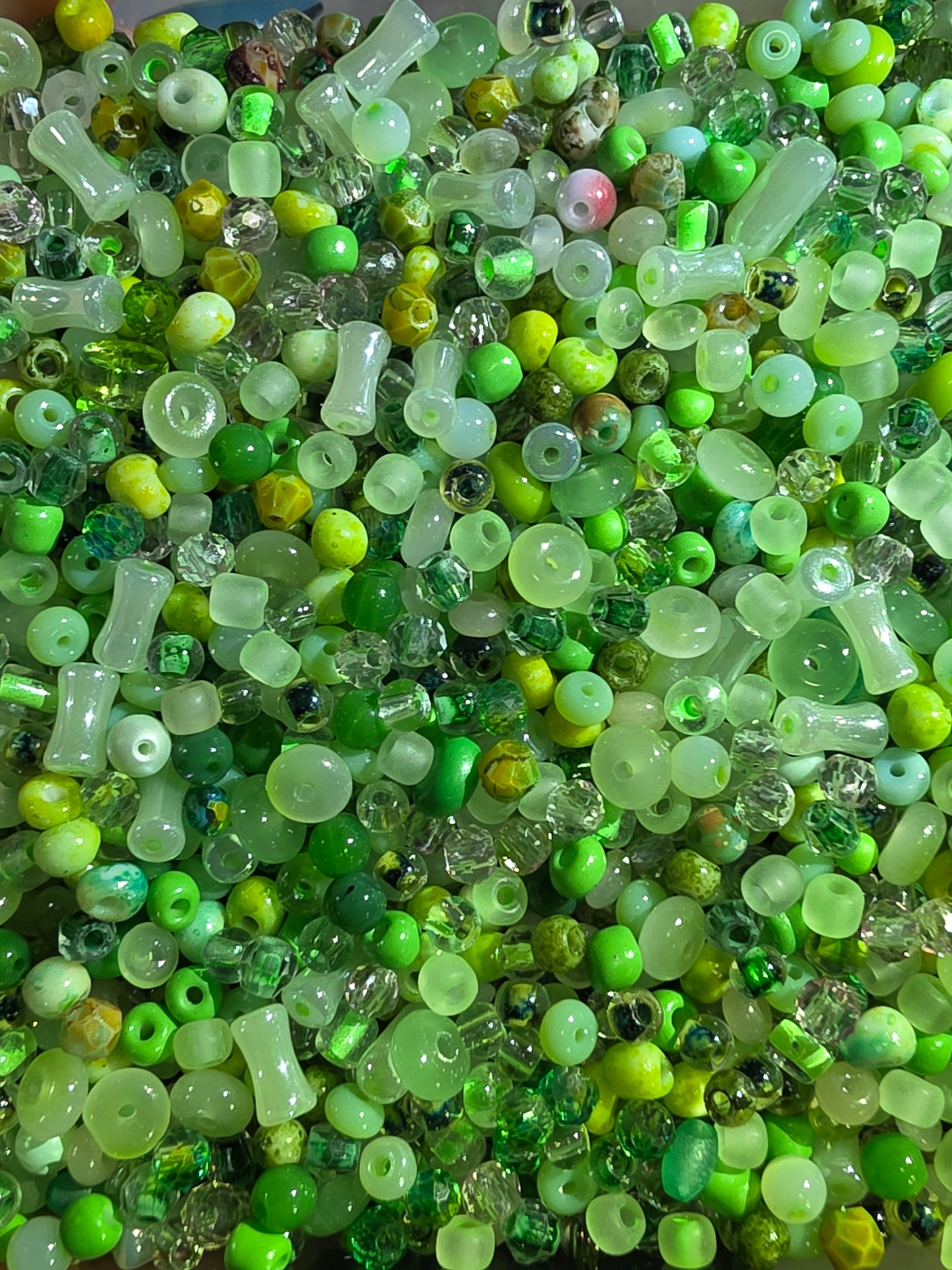 Premium Glass Seed Bead Mixes - 50g or 100g High-Quality Color-Coordinated Kit for Jewelry Making & DIY Projects, Beading, Crafting, Resealable Pouch, Versatile Sizes and Shapes