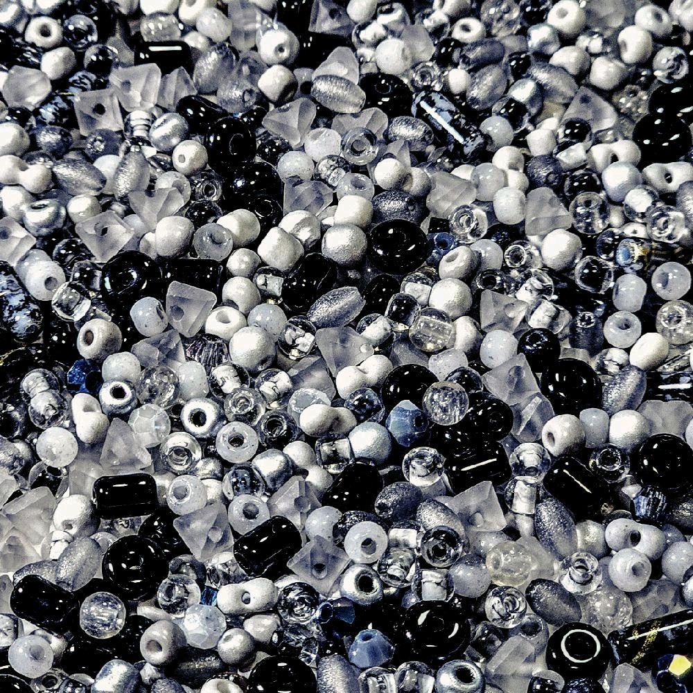 Premium Glass Seed Bead Mixes - 50g or 100g High-Quality Color-Coordinated Kit for Jewelry Making & DIY Projects, Beading, Crafting, Resealable Pouch, Versatile Sizes and Shapes